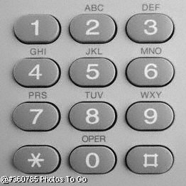 Telephone key pad