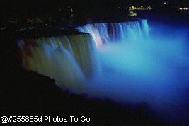 Night, American Falls, Niagra Falls, NY